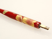 ＜本朱＞ペン軸　桜